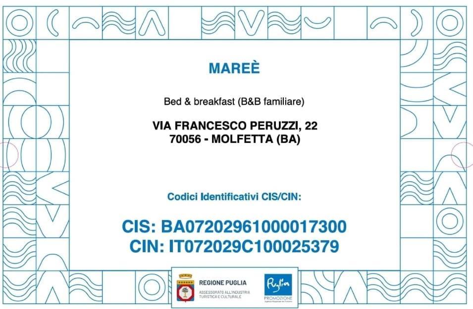 B&B Mareè Seafront Molfetta Esterno foto